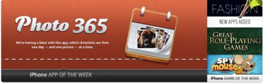 Photo 365 app of the week iTunes